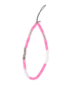 Pink And Pearls - Custom Name Phone Charm