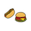 Burger And Pizza - Sticker