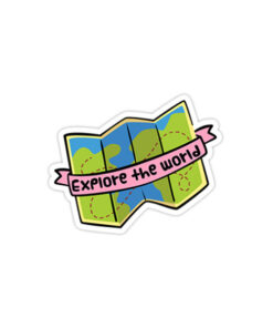 Explore The World - Sticker