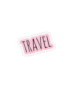 Pink Travel- Sticker