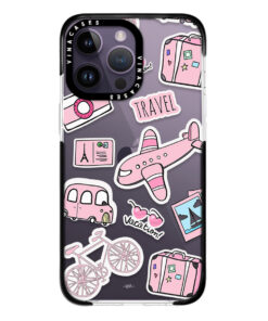 Pink Vacation - impact iPhone case