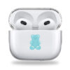 Blue Gummy Bear clear Airpods case