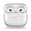 Pink Stars clear Airpods case