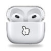 Mickey Hand clear Airpods case
