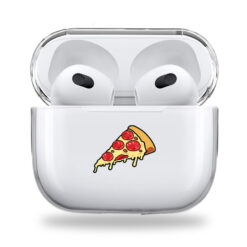 Pizza clear Airpods case