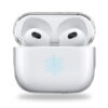 Snowflake clear Airpods case