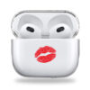 Lip Prints clear Airpods case