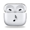 Music Note clear Airpods case