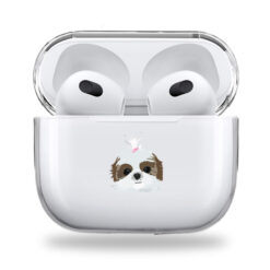 Shih Tzu clear Airpods case