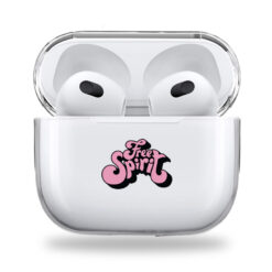 Free Spirit clear Airpods case