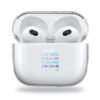 Blue Everything Will Be Okay clear Airpods case