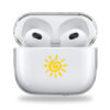 Yellow Sun clear Airpods case