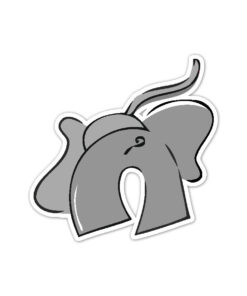 Big grey - Sticker