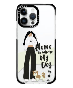 Shy dog mom - impact iPhone case