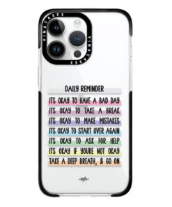 Daily reminder- impact iPhone case