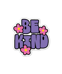 Purple be kind - Sticker