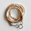 Handmade Cross-body Phone Straps - Gold and Beige