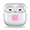Self love club clear Airpods case