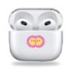 Yellow and pink good things clear Airpods case