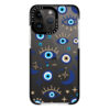 Gold and blue eyes - impact iPhone case