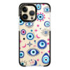 Pink and blue eyes - impact iPhone case