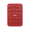 Silicone Phone Sticky Mount - Red