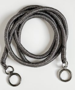 Handmade Cross-body Phone Straps - glitter gray