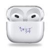 Blue swimsuits clear Airpods case