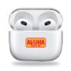 Aloha clear Airpods case