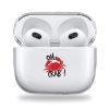 Oh Crab! clear Airpods case
