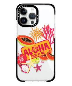 Tropical Aloha - impact iPhone case