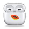 Paprika clear Airpods case