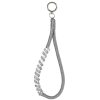 Handmade Phone Wrist Strap - Gray beads