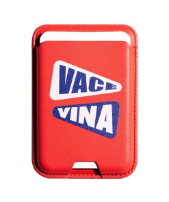 Leather magsafe wallet - Vina x Vace - Red – Vina vace flag
