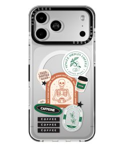 Half Human Half Coffee - Magsafe - impact iPhone case