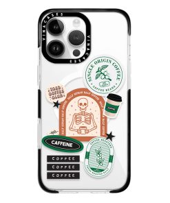 Half Human Half Coffee - Magsafe - impact iPhone case