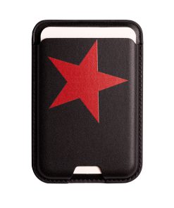 Leather magsafe wallet - Vina x Vace - Black – Red Star