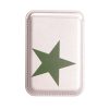 Leather magsafe wallet - Vina x Vace - Silver – Green Star