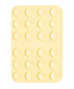 Silicone Phone Sticky Mount - Light yellow
