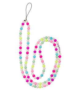 Rainbow Pearls - Custom Name Phone Charm