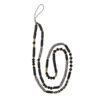 Long Black And White - Custom Name Phone Charm