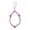Purple Smile Phone Charm