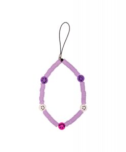 Purple Smile Phone Charm