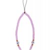 Purple Evil Eye - Custom Name Phone Charm