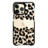 Leopard - Custom name impact iPhone case
